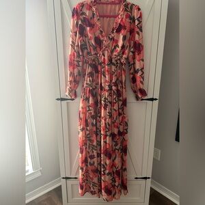 Floral Long Sleeve Dress